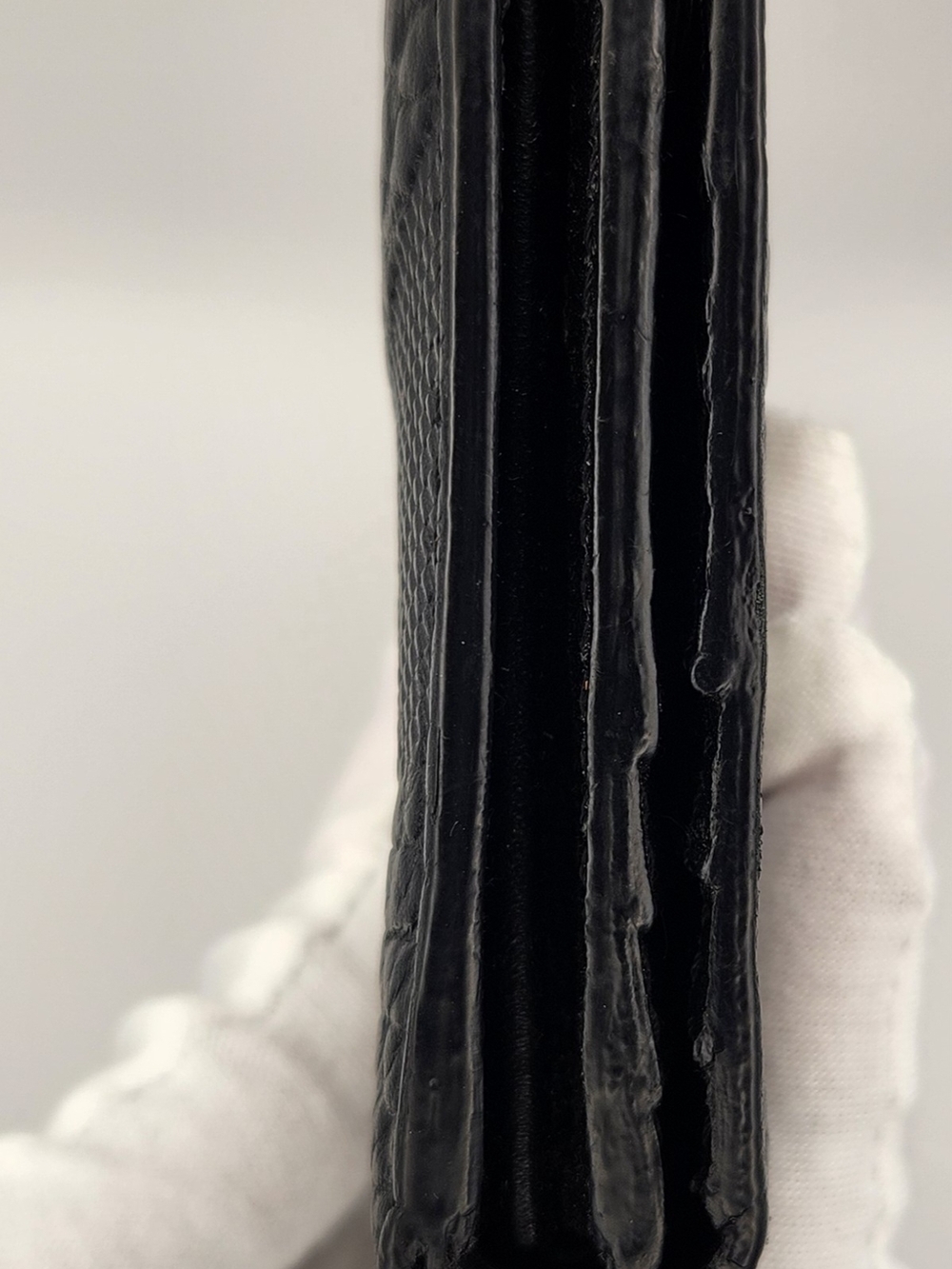 Burberry Embossed Check Leather Wallet - Picture 14 of 15